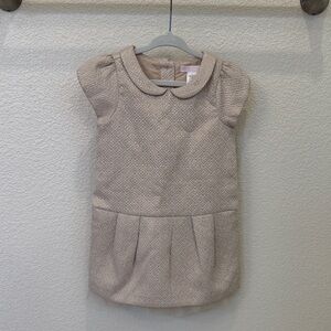 Elegant Cream and Gold 2T Dress